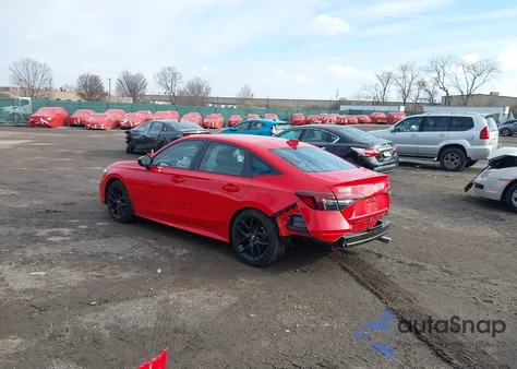 2025 Honda Civic Sport из США, поврежденный, VIN 2HGFE2F59SH516951